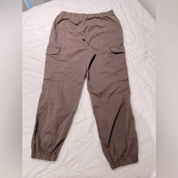 Garage utility pants gathered at bottom color Brown - Picture 1 of 4